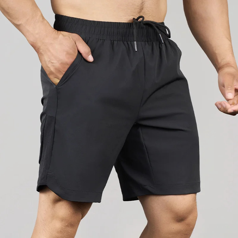 Training Shorts Men Running Quick Dry Breathable Lightweight Gym Sweat 7 Inch Workout Fitness Athletic Pants 250103