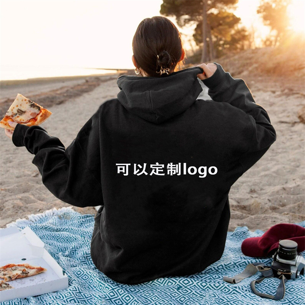 New Model With Free Shipping Special Mother Women's Solid Color Dropped Shoulder Sleeve Hoodie XS To 5XL