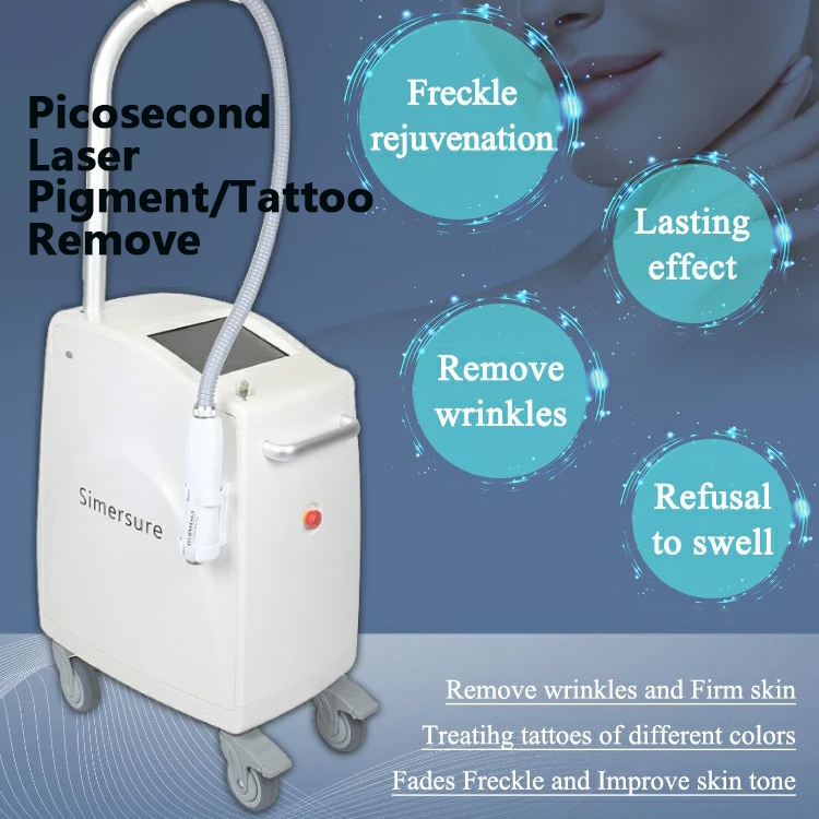 High Power Solid State Nd Yag Picosecond Laser Tattoo Removal High Frequency Laser Treatment for Skin Whitening Carbon Peel Freckle Acne Removal Machi