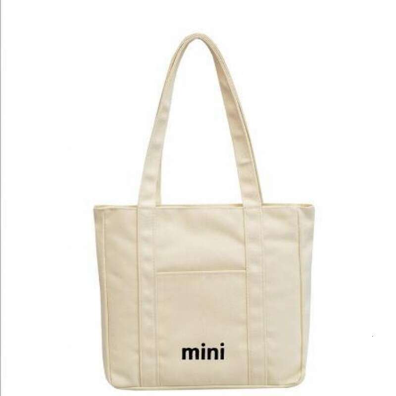 New Canvas Large Capacity Student Tutoring Single Shoulder Women's Stylish Mommy Shopping Handheld Tote Bag