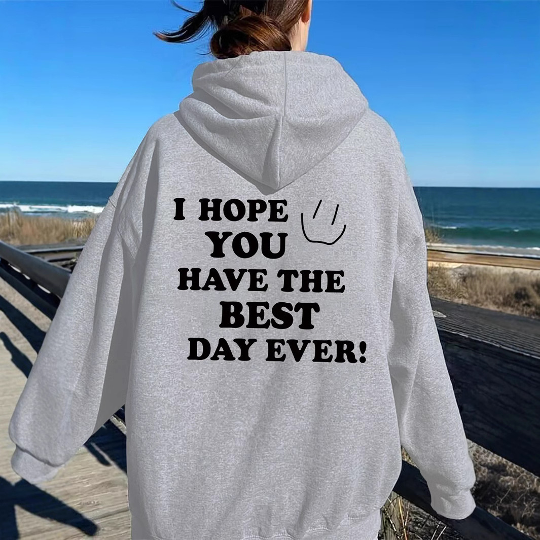 Women's Hooded Sweatshirt 2025 Ss For Couples Designer Style, Men's And Women's Cotton Hooded, Warm And Brushed Letter Print Free Shipp