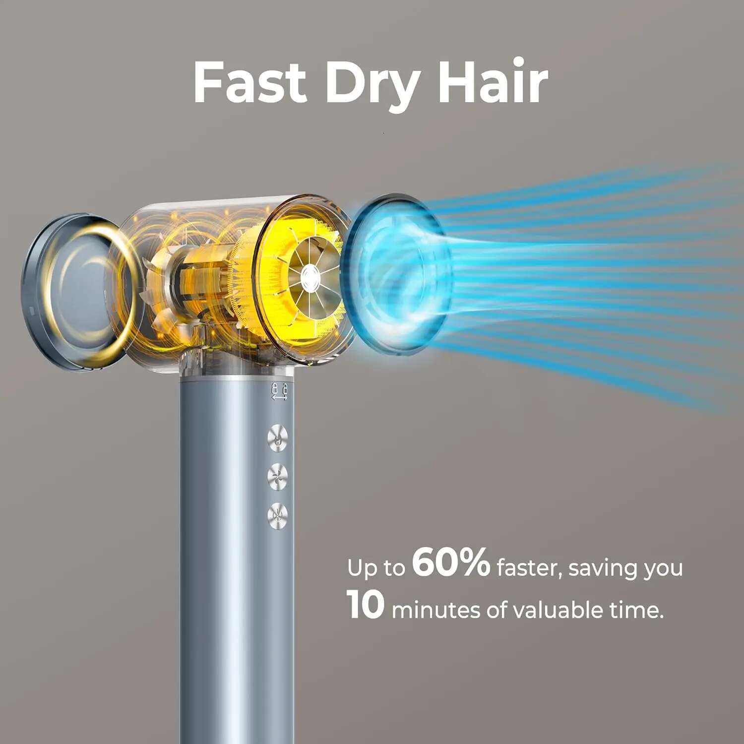 5 in 1 Styler, Hair Dryer Brush, Auto Air Wrap Curlers Frizz-Free Fast Drying, Curg, Straightening Volumizing, 110000 RP