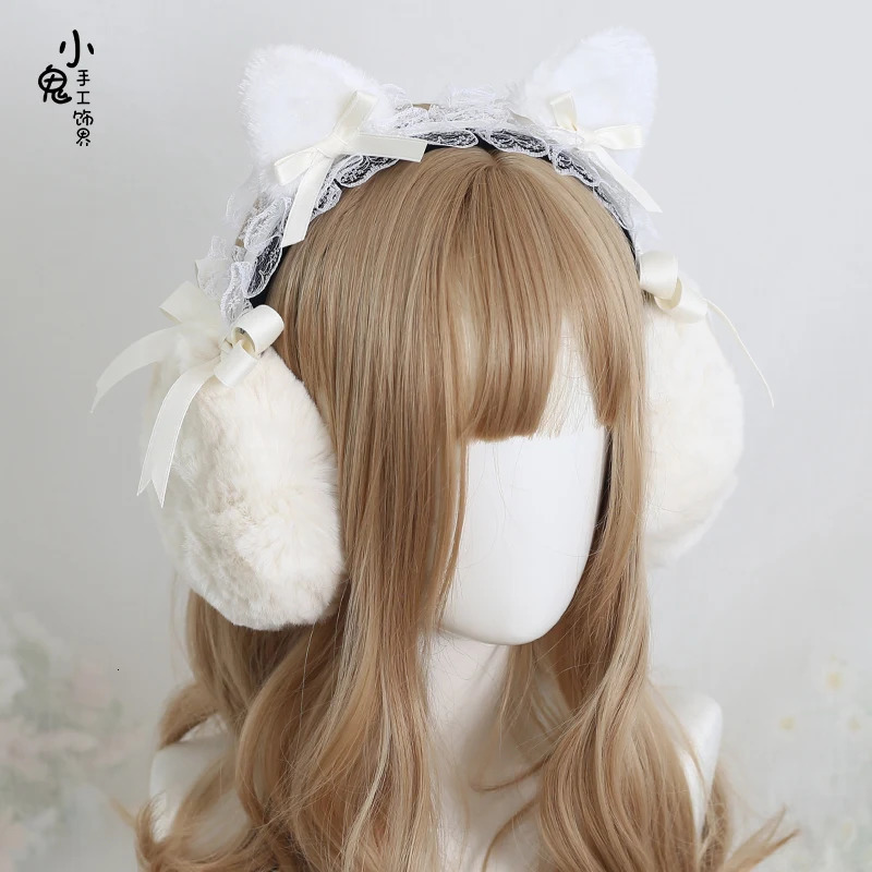 Soft of cute bear ear package female cat ears winter earmuffs plush earmuffs warm ear warm 250106