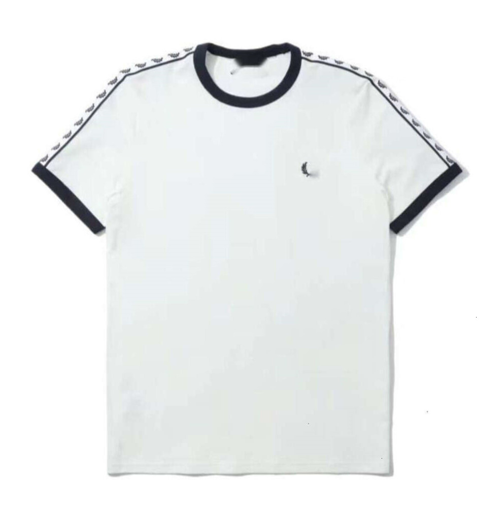 2025 Polo Perry Men Designer T-shirt Top Quality Luxury Fashion Polos Loose And Comfortable Label Classic Unisex Straight Sleeve Half fjhx