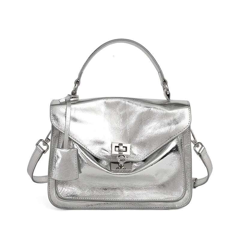 Head Layer Cowhide High-End Commuting Large Capacity Hand-Held Envelope Cambridge Shoulder Messenger Bag Genuine Lea