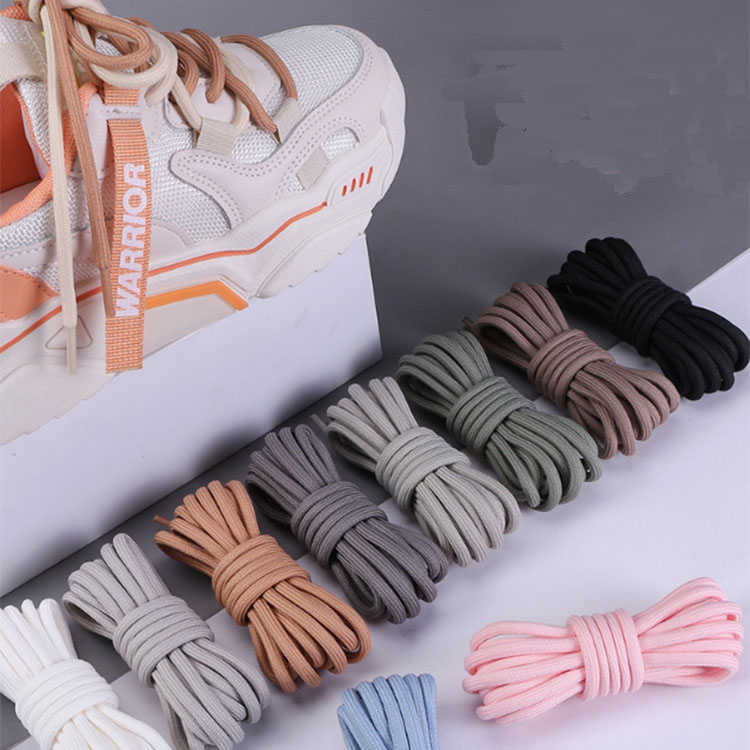 shoe part accessories sport shoe lace muti colors 120cm 140cm 160cm shoe rope round shoelace men women personality casual shoestring