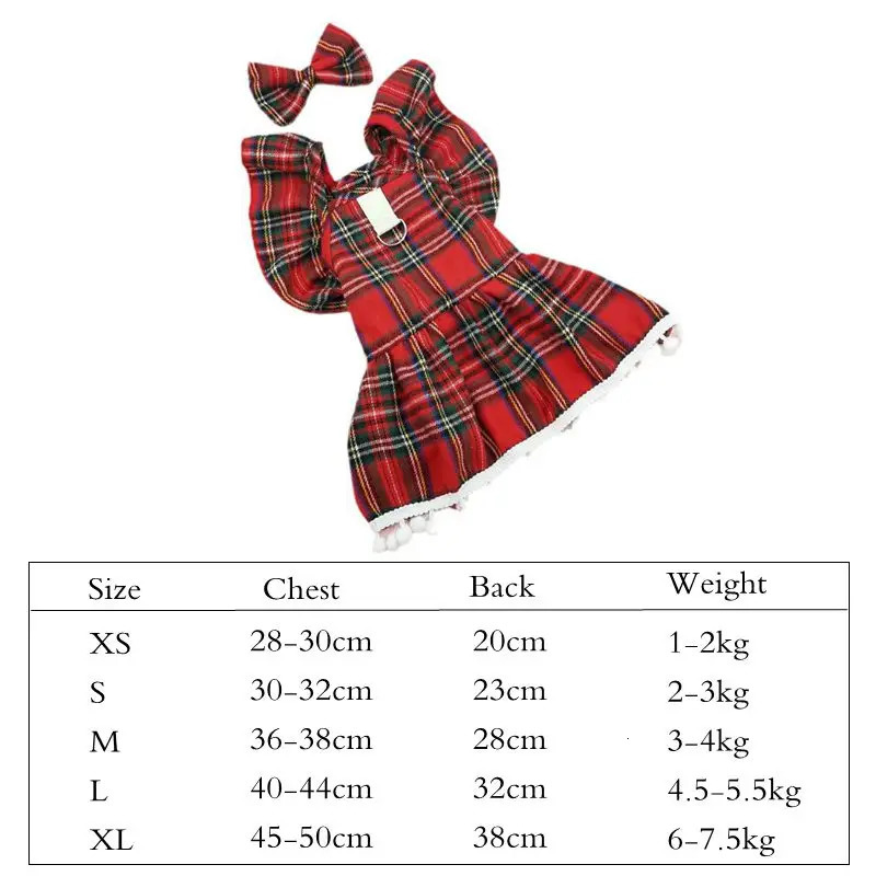 Pet Cat Dress Clothes Christmas Dog Dress Dog Slip Dress Coat Dress Red Skirt Costume Pet Cat Warm Dress Bow Skirt Pet Costume 250106