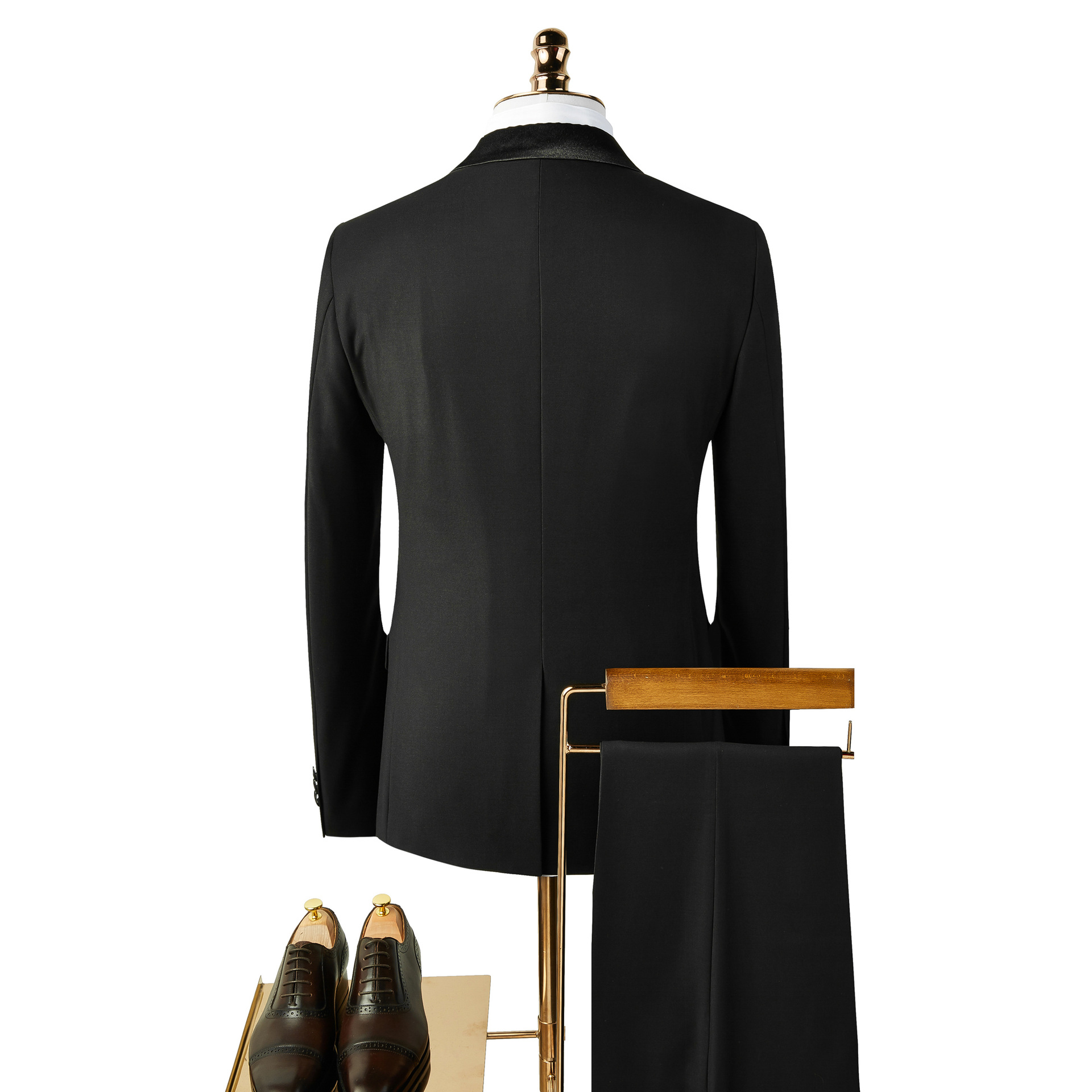H579 Men's two piece suit Korean style slim fit small suit