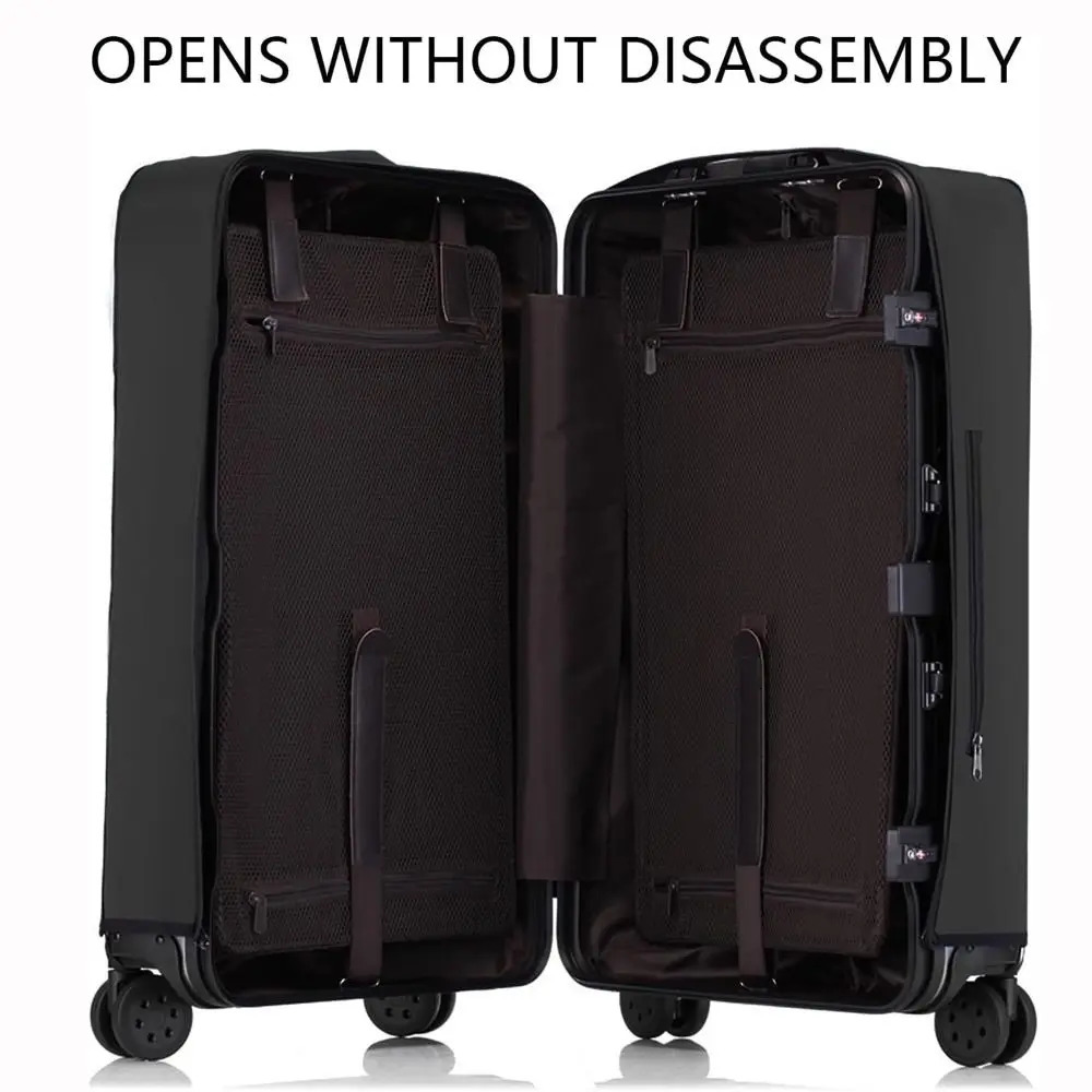 No Disassembly Required Suitcase Cover Elastic Waterproof Luggage Dust Cover PVC Transparent Clear Luggage Protector 250103