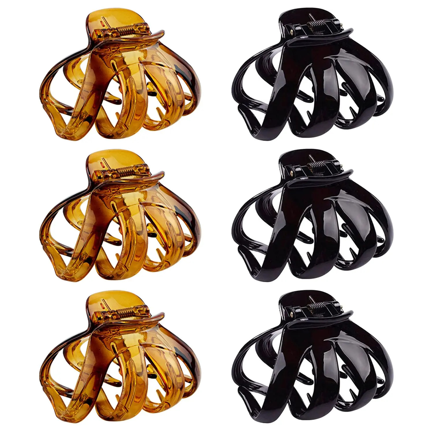 Big Claw Hair Clips for Thick Hair 3.2 Octopus Clips for Women and Girls Hair Jaw Clips Strong Hold Ju 250106