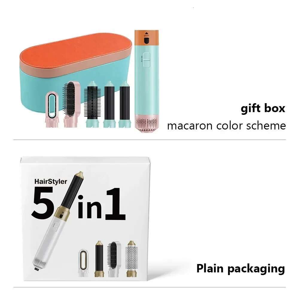 Professional 5 in 1 Styler With Electric Curg Iron Dryers Hair Curler Straightening Brush Styg Tools