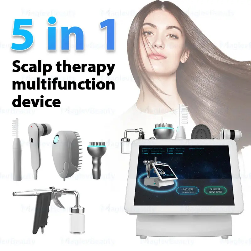 New Arrivals 5-In-1 Scalp Care Anti-Hair Loss Machine And Balance Oil Hair Growth Therapy Devices For Hair Clinic Spa Salon