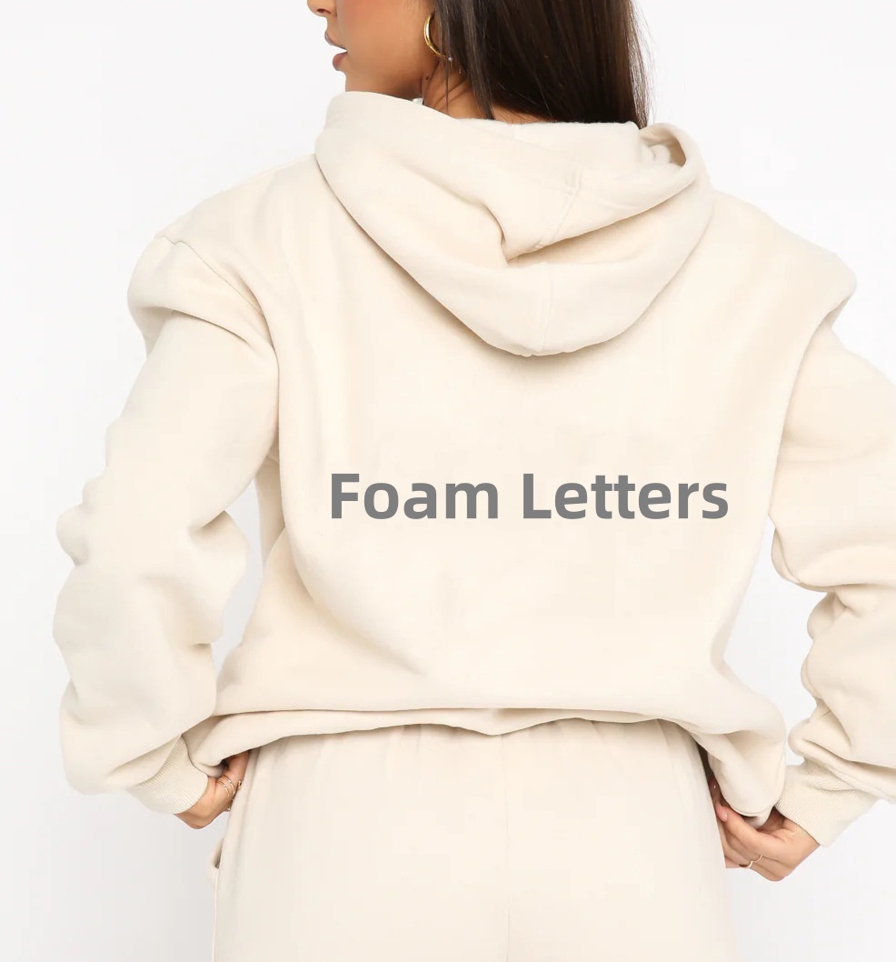 Hoodies Designer Women Sweatshirts Foam letters Clothing Sporty Long Sleeved Pullover Hooded Tracksuits Spring Autumn Winter afc