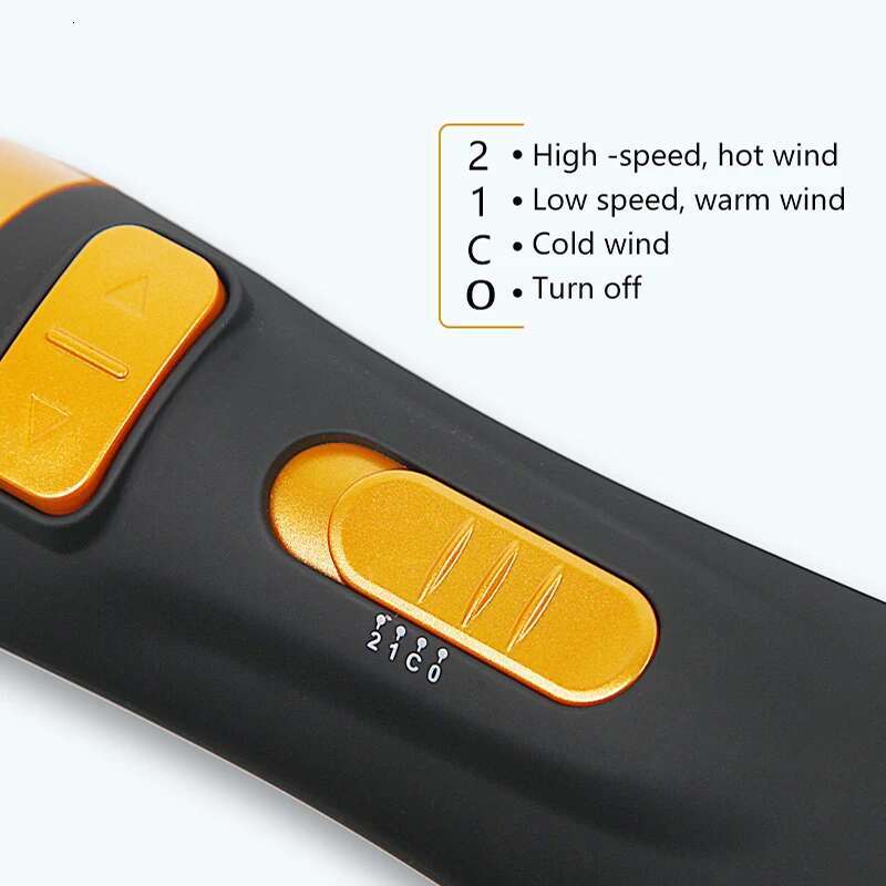 Youpin Pritech Hot Wind Combed Rotating Electric Curg Stick Roll Straight Two -use Fluffy 900W Hair Dryer