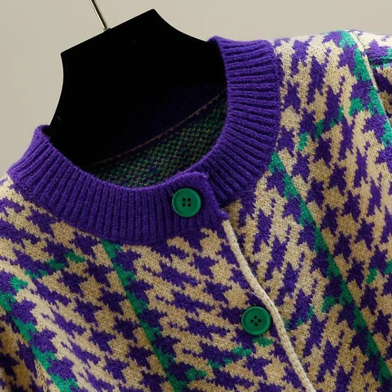 Knit Tops for Woman Cardigan Crop Red Womens Sweater Short Graphic Long Sleeve Knitwear Harajuku Fashion Tall Streetwear In 250103