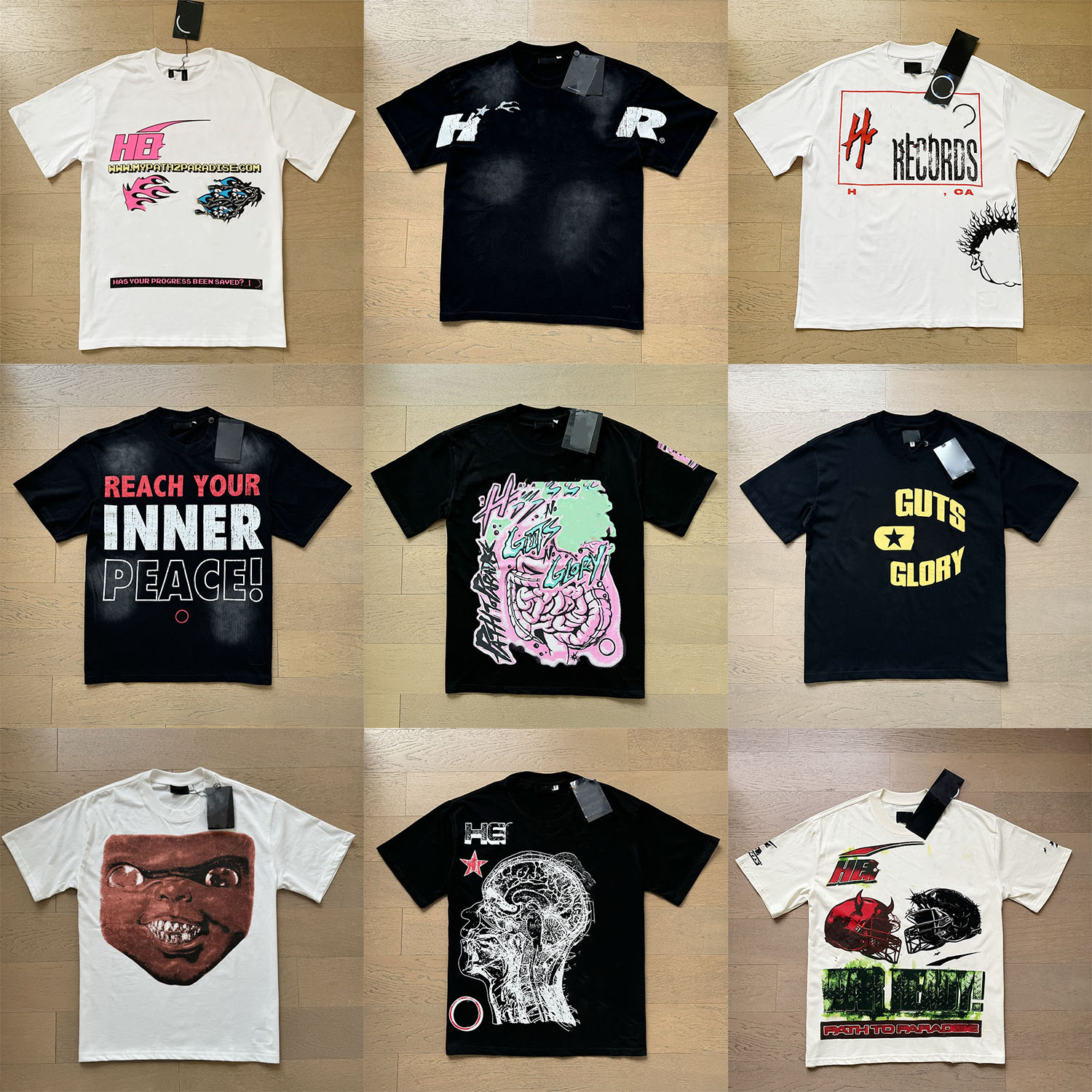 Designer Mens T Shirt Letter Print Vintage Washed T Shirts Graphic Tee Hip Hop Casual Loose Round Neck Short Sleeve Tops Men Streewear