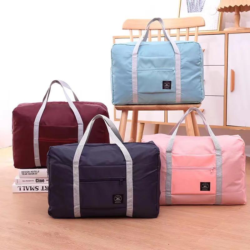 Foldable Travel Bags Nylon Large Capacity Bag Luggage WaterProof Handbag Men Storage Clothes Packaging Organizer 241226