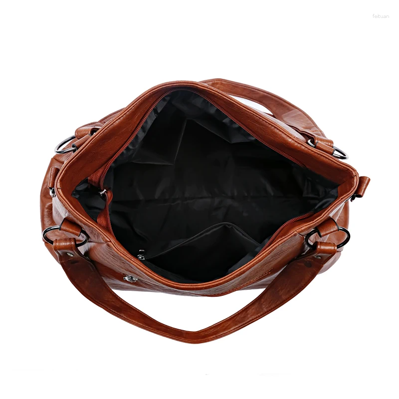 hot Leather Shoulder Bag for Women - Large Capacity, Soft, Stylish & Everyday Use