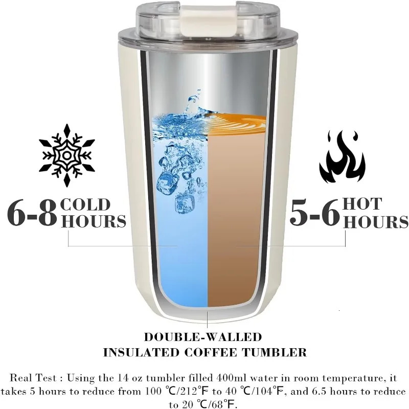 320ML Stainless Steel Thermos Bottle Vacuum Flasks Insulated Water Bottles Tumbler Thermos Cup Coffee Cup Travel Mug 10.82oz 250106