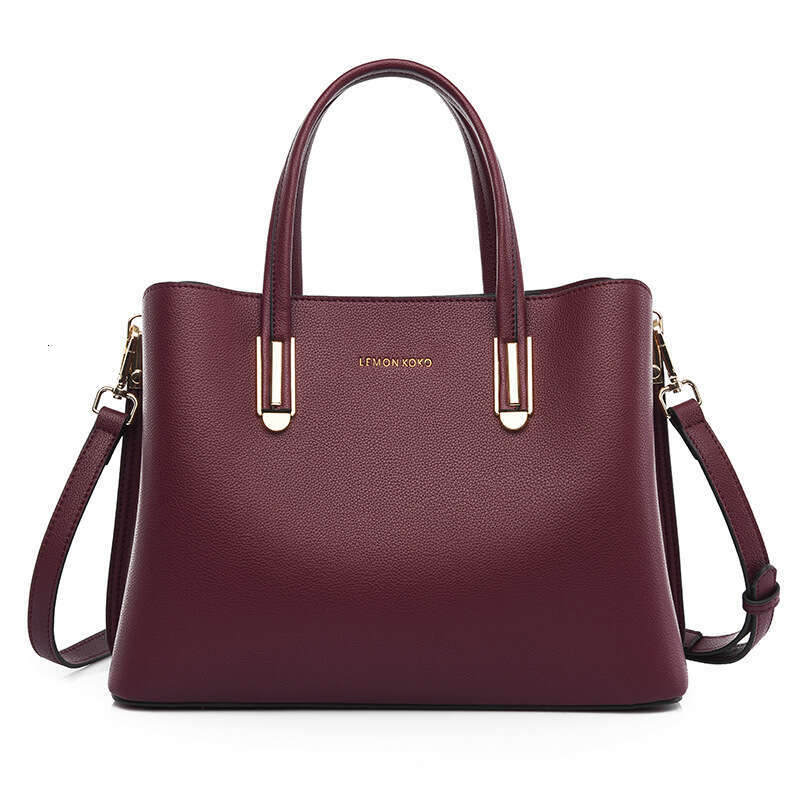 Women's Bags handbag Handbag, large capacity autumn and winter new style, trendy single shoulder mom middle-aged women's bag, fashionable co