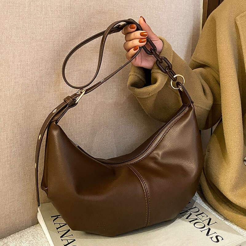 Advanced Texture Soft Leather Bag For Women, Trendy And Versatile, Popular Crossbody Bag, Niche Design, Single Shoulder Dumpg Bags
