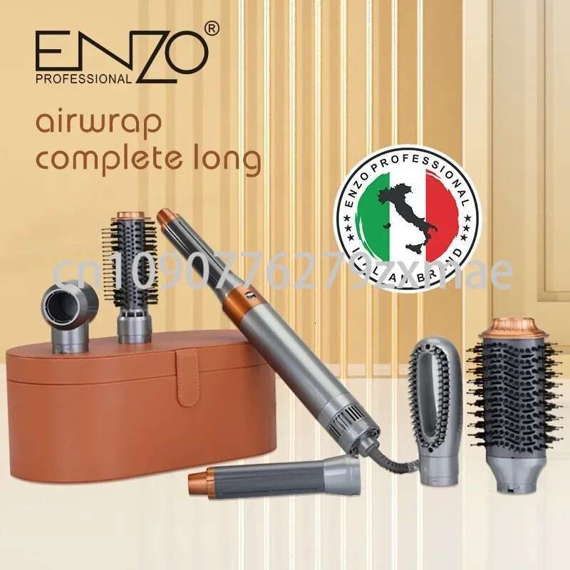 ENZO EN-4133 Professional Multifunctional 6 in 1 Dryer Curler Hair Straighter Hot Air Comb Box Set Barber Shop/Salon