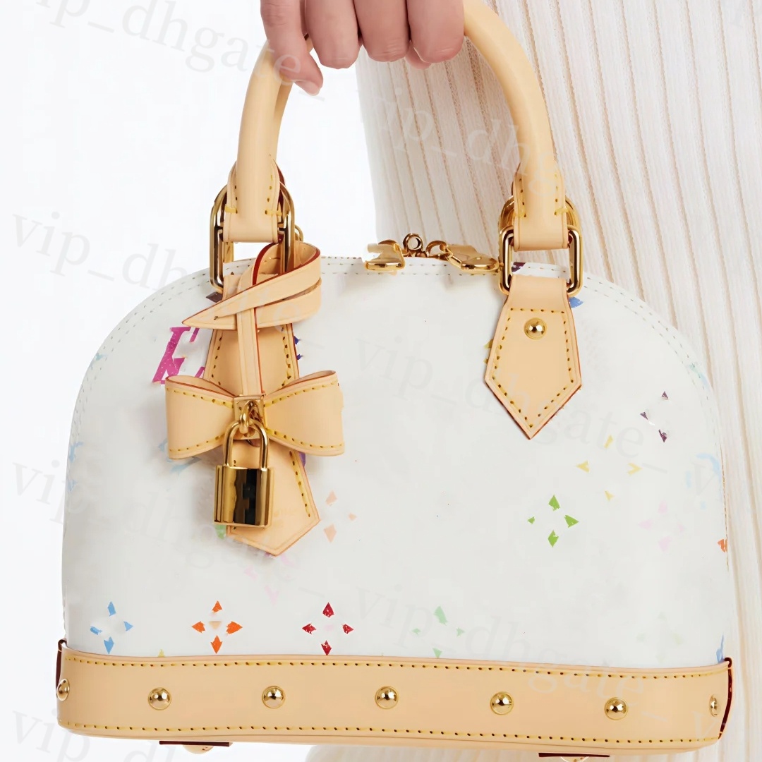 Luxury handbag pochette takashi murakami bag Womens man Designer Shoulder bag Evening shell Tote Clutch travel Bag Leather Speedys carryalls Crossbody Boston Bags