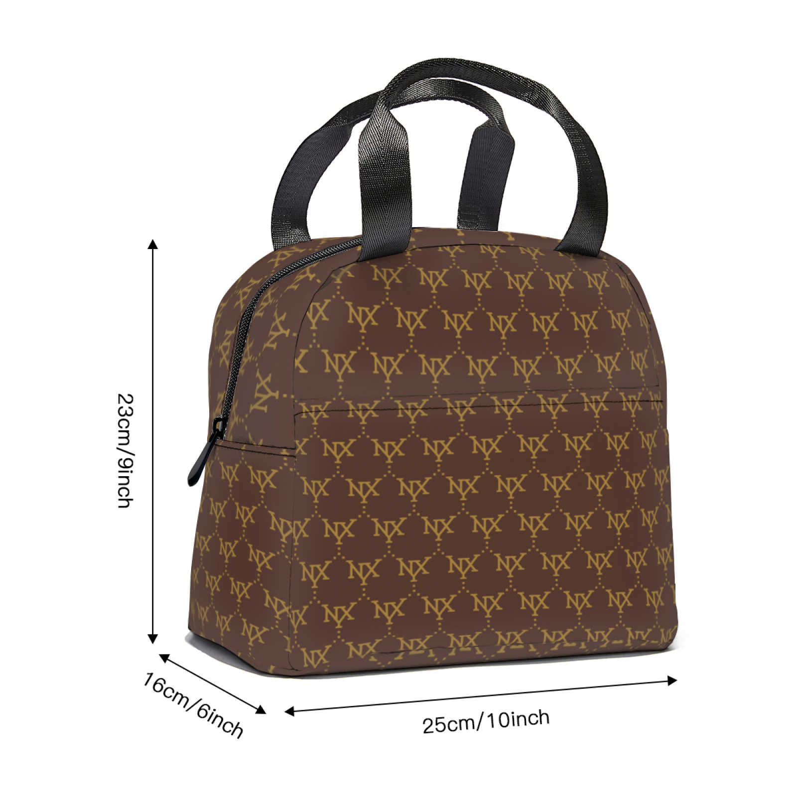 NXY Portable Heat Preservation Food Bag Lunch Bag Blank Student Insulation Handbags Lunch Box With Zipper For Adults Kids