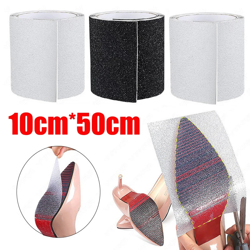50cm Shoes Sole Protector Sticker for ner High Heels SelfAdhesive Ground Grip Shoe Protective Bottoms Outsole Insoles 250106
