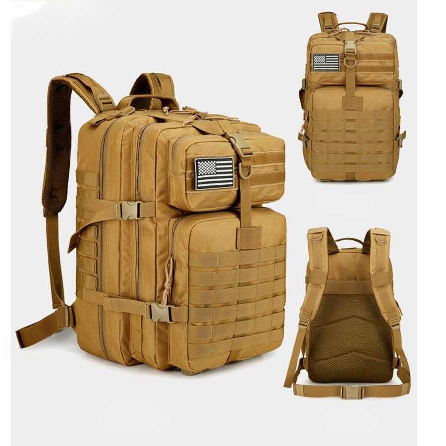 Tactical Bag Outdoor Sports travel bag Camping Hiking Tactical Waterproof Mountaineering Bag Multi Functional Backpack 240920