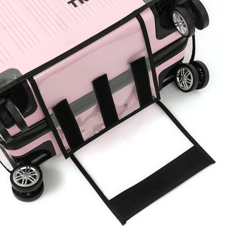 PVC Luggage Cover Waterproof 20 To 30 Inch Suitcase Dustproof Protective Cover Double-Side Transparent Trolley Case Cover 250103