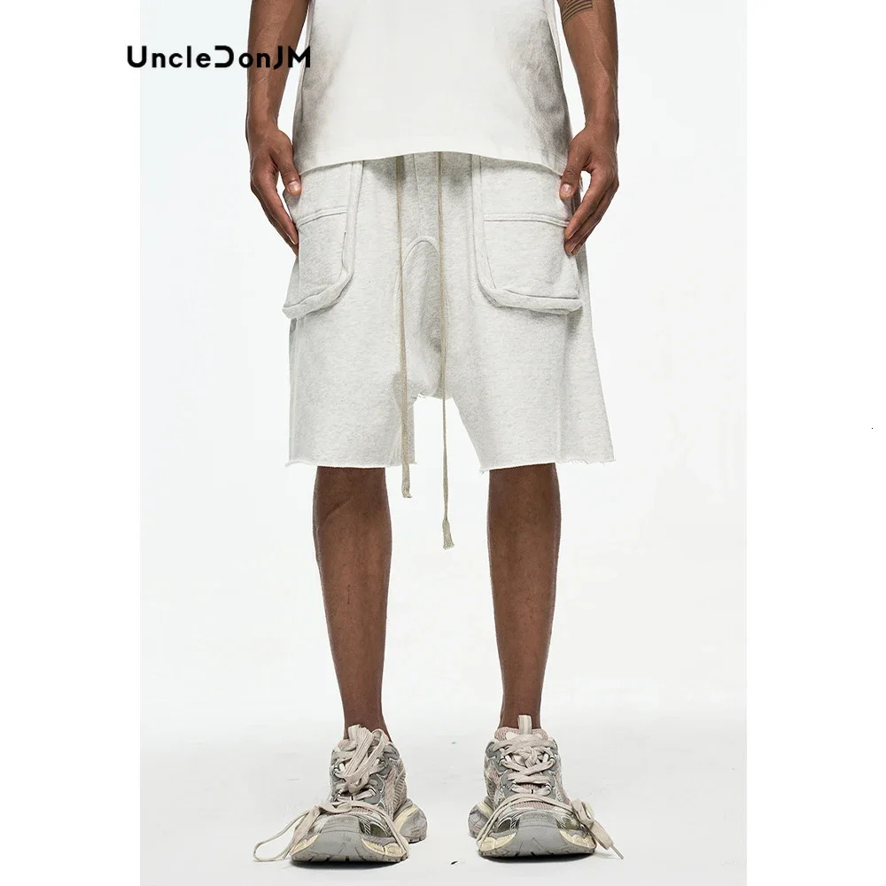 Large Pocket Cross Pant Streetwear Y2k Shorts Men Techwear Basketball 250103