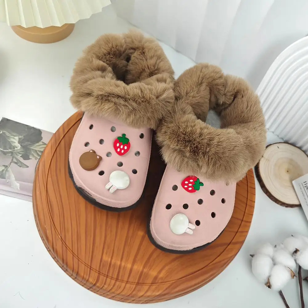 1 Pair Plus Size Winter Warm Plush Insoles Shoe Charm For Women Men Velvet Liner Thickened Shoes Liners Replacement 250106