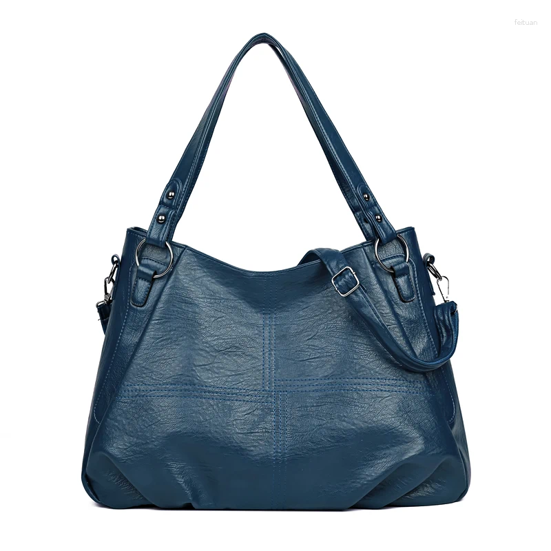 hot Leather Shoulder Bag for Women - Large Capacity, Soft, Stylish & Everyday Use