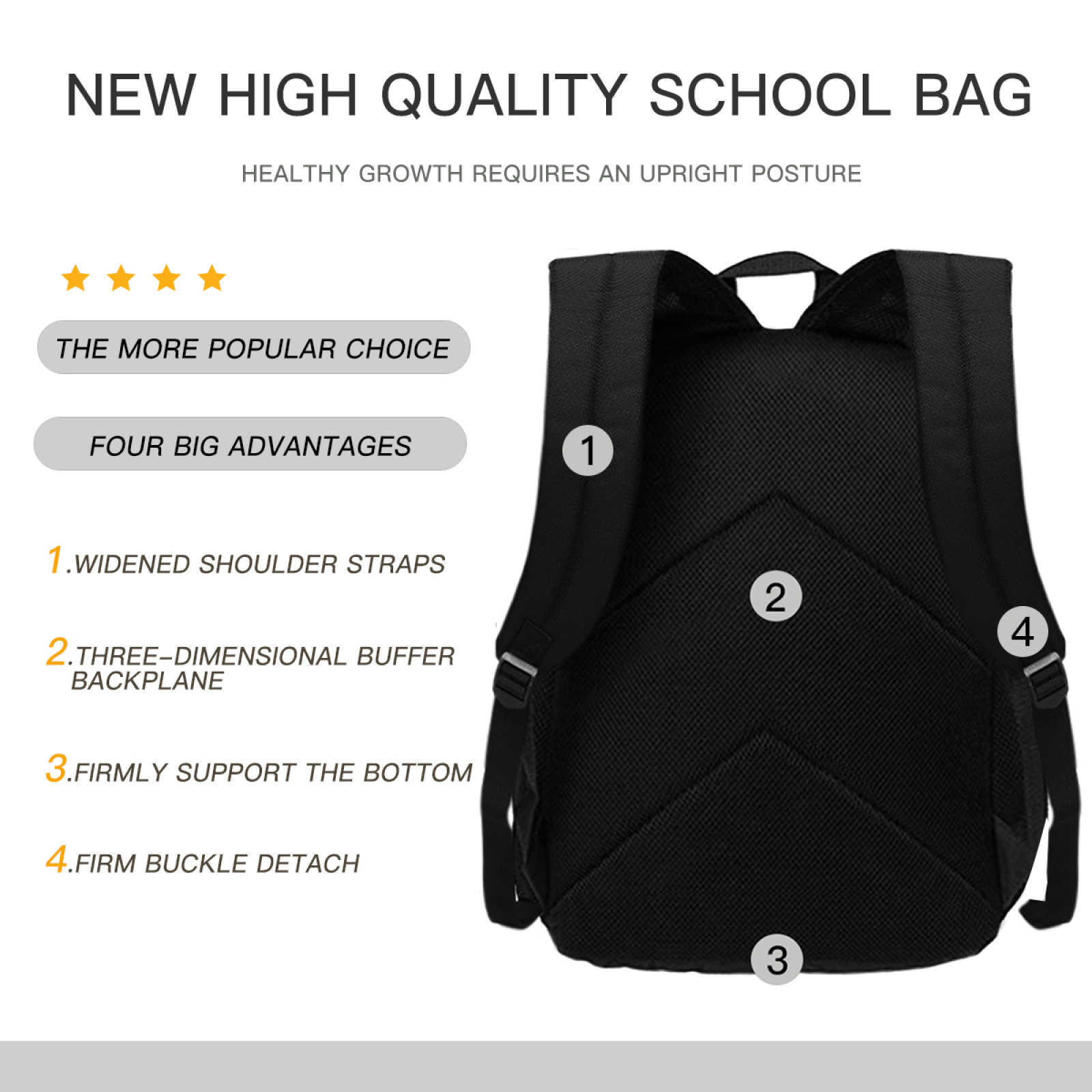 NXY Student Large Capacity Backpack Bag Girl Simple And Versatile Schoolbag Unisex Casual Daypack Outdoor Travel Bag Hip