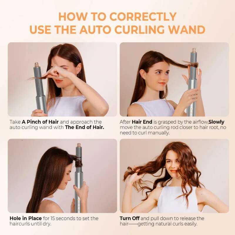 WT-622 Dryer 8 in 1 Hair Styler Tools Complete Set Salon Brushless Motor 110000rpm Professional Blower Dryerr With Comb