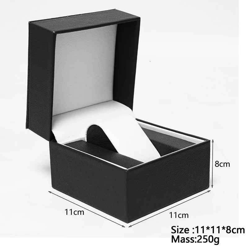 Fashion Creative 5-Color Watch Box Flip PU Leather Watch Storage Gift Box Jewelry Packaging Roll Gift Organizer Customization 250102