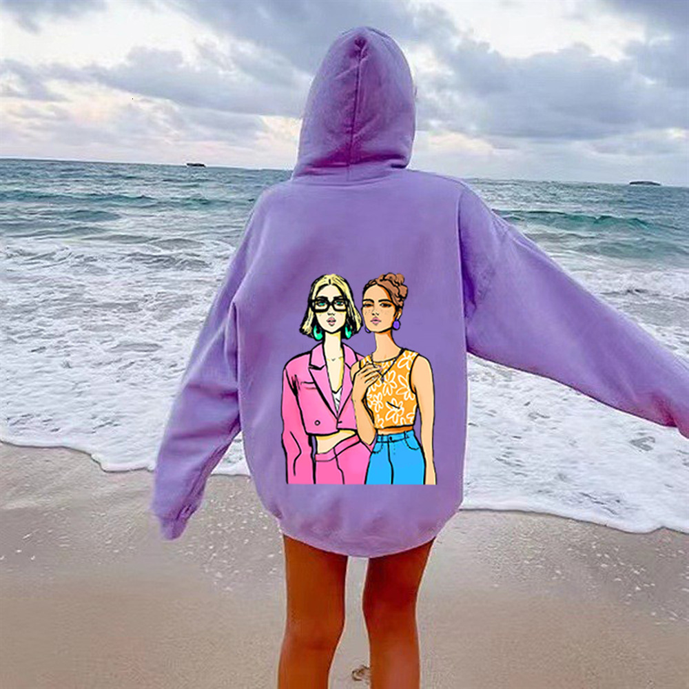 Sportswear Dropped Shoulder Sleeve Sweatshirt Fashion Hoodie XS to 5XL