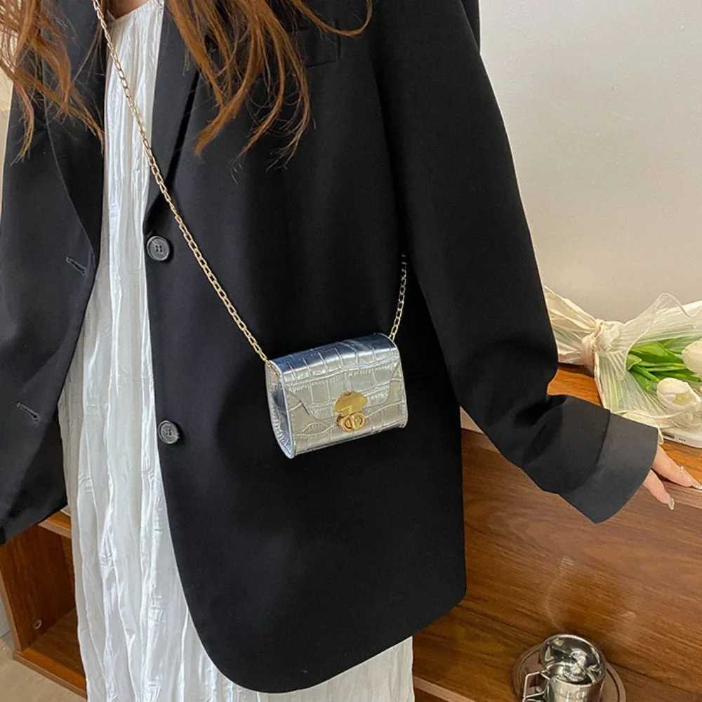 Trendy Mini Shoulder Bag Casual Chain Messenger Bag Daily Commuting Bag Lipstick Coin PurseC250106