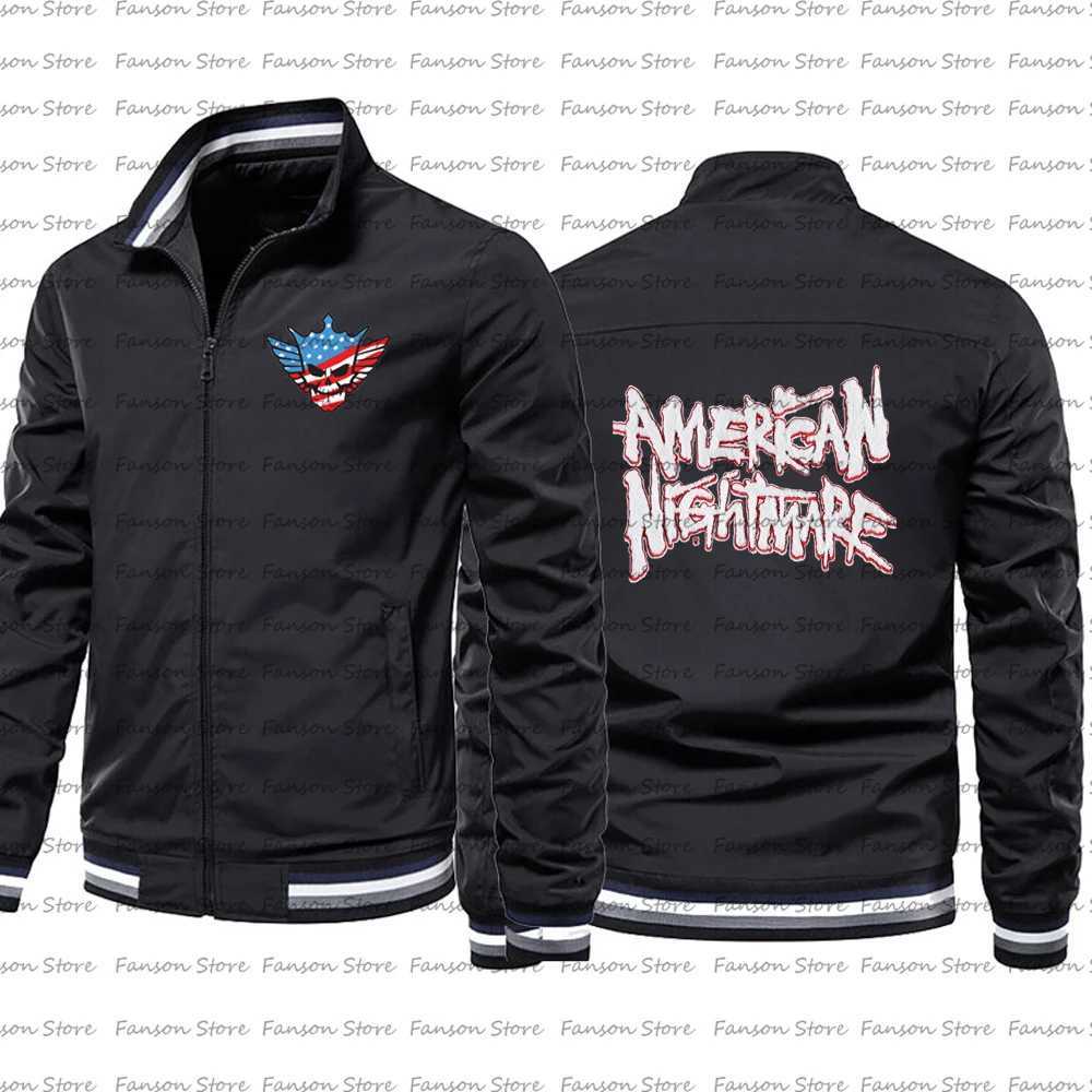 Men's Jackets New Spring/Summer 2024 Famous Wrestler Cody Rhodes Mens Fighting Fan Windproof Jacket Strt Sports Casual Jacket T250106