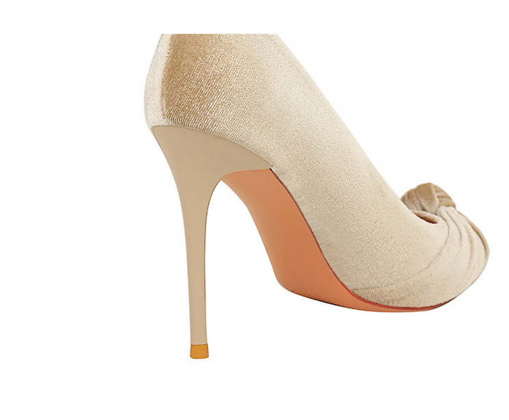Women's high sense high heels 2025 designer new fashion banquet high heels stiletto heels shallow mouth pointed suede bow single shoes