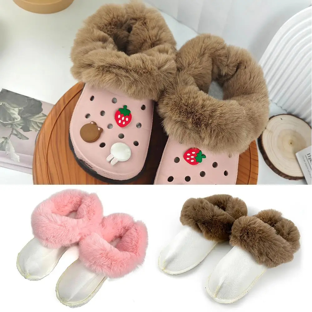 1 Pair Plus Size Winter Warm Plush Insoles Shoe Charm For Women Men Velvet Liner Thickened Shoes Liners Replacement 250106