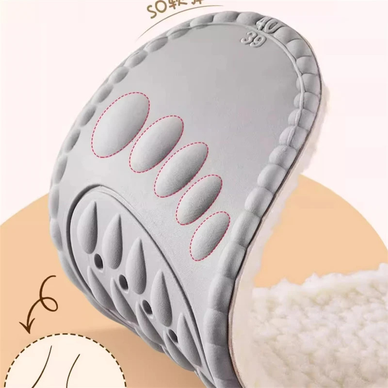Wholesale 10Pcs/lot Shoes Insole Womens Winter Lamb Cashmere Super Soft Warm Latex Plush Thick Snow Boots Insole 250106