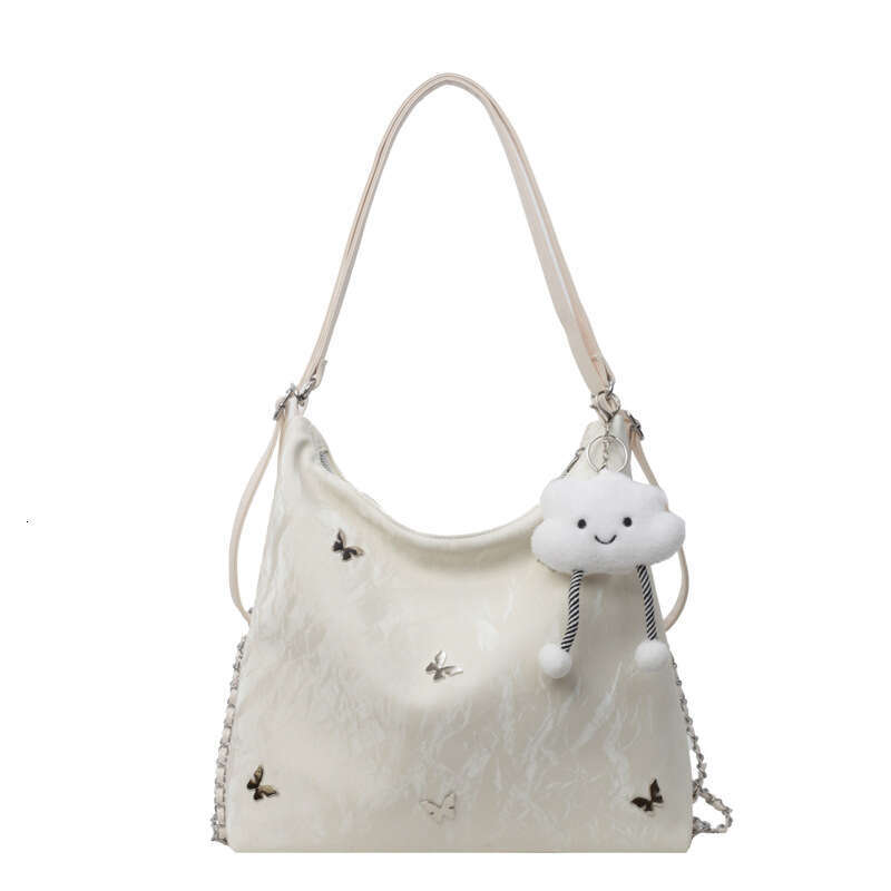 Large Capacity Bag, Women's New High-End Niche Design, Commuting Multifunctional Backpack, Single Shoulder Crossbody Backpack