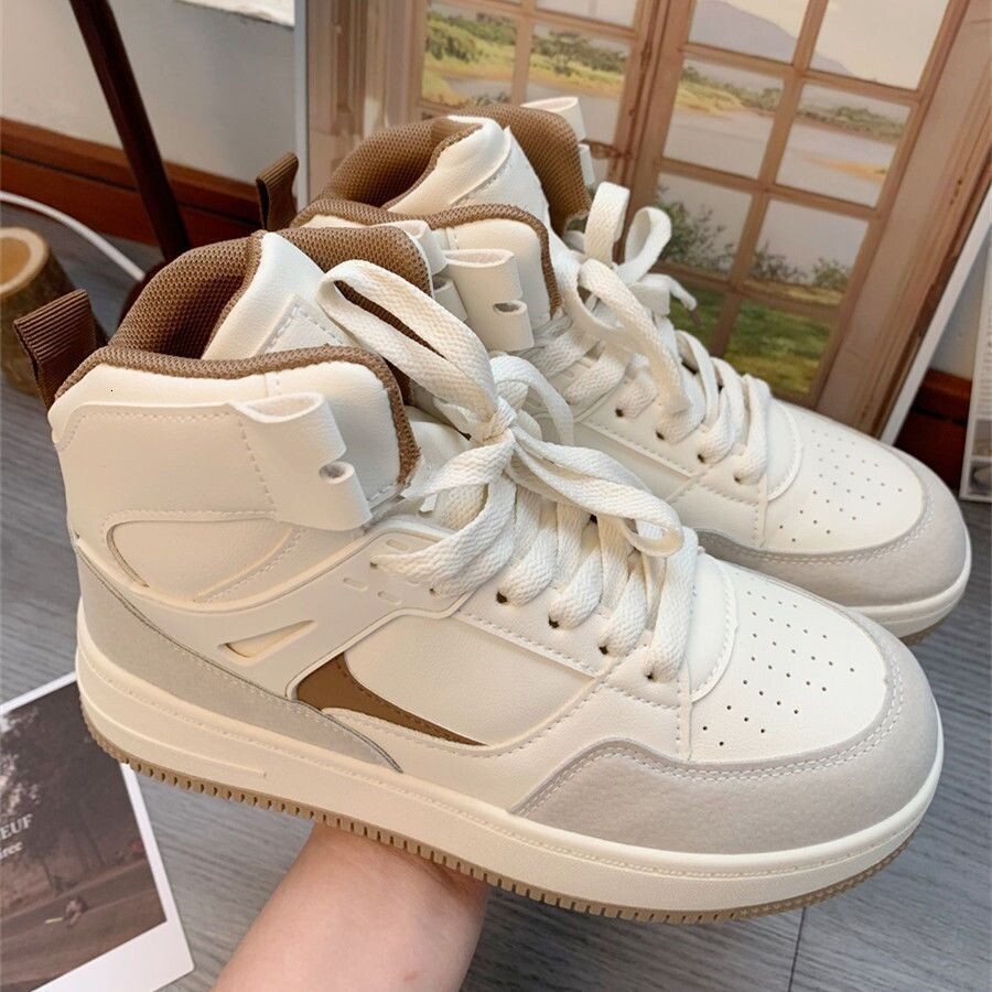 Ddmywed Spring And Autumn New Thick Soled Comfortable Dad Women's Casual Sports High Top Board Shoes Chinese Brand Shoes F0106-30 ddmythur
