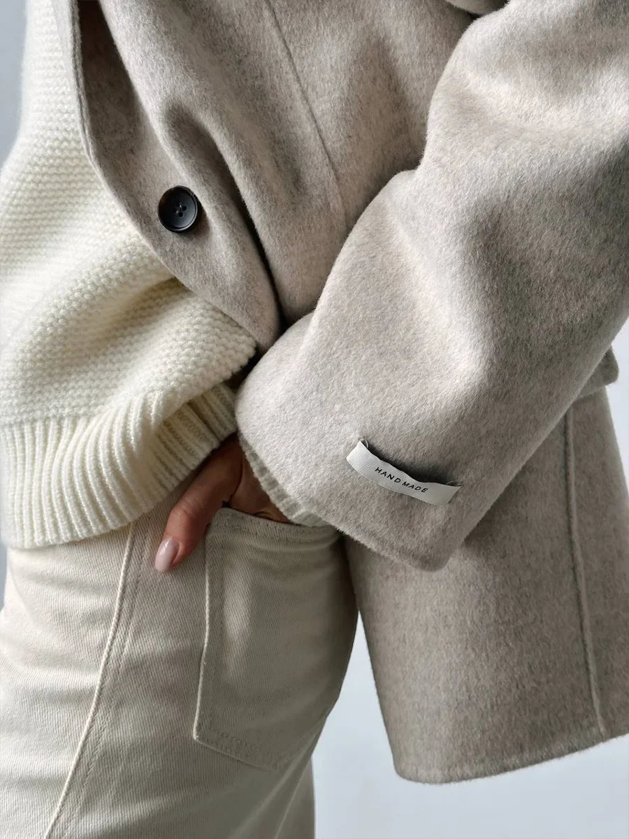 Bornladies Knitted Round Neck Sweater Womens Autumn Winter Loose Casual Thick Pullovers Female Fashion Warm Solid Color 250103