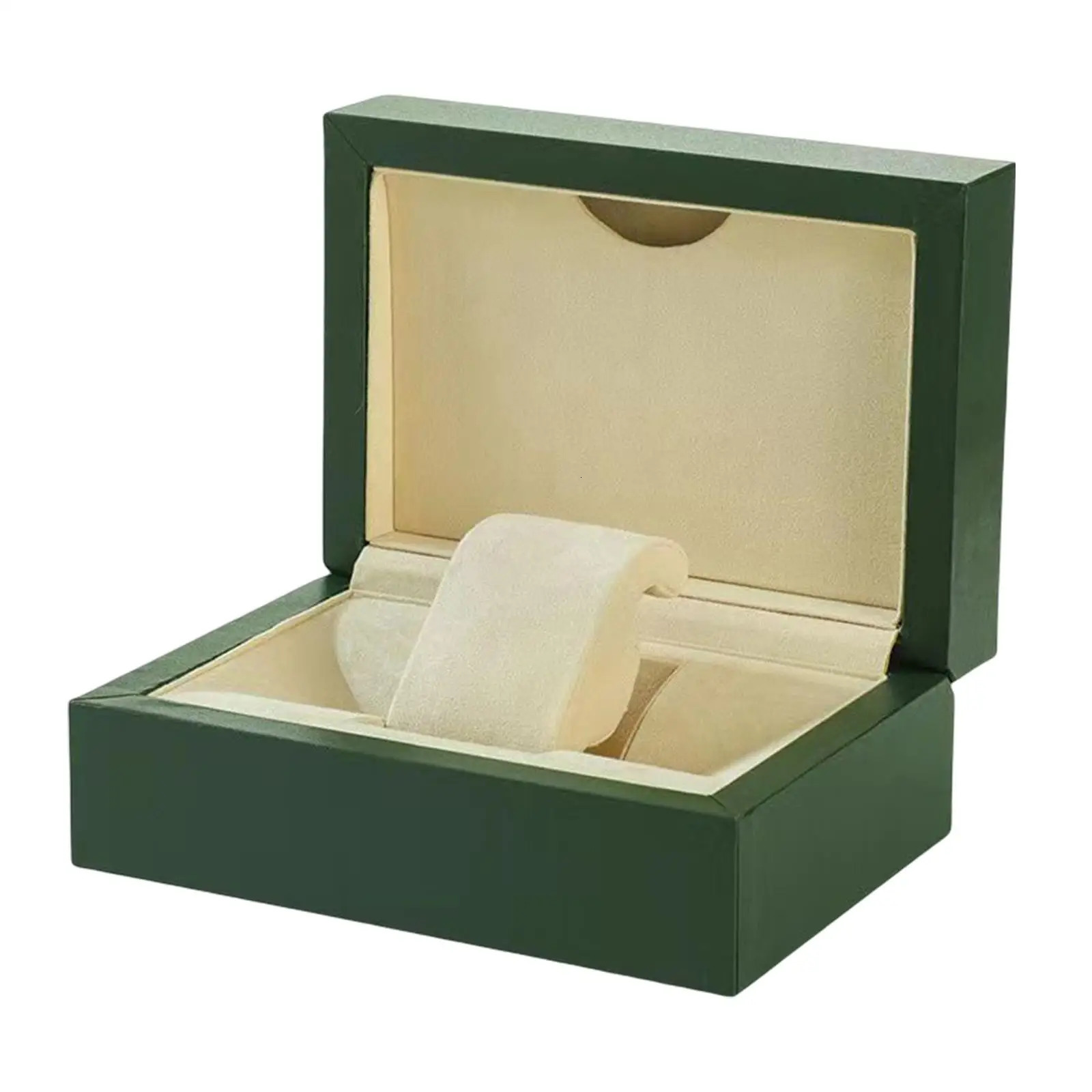 Watch Display Box Home Decoration Wooden Portable Watch Pad Store Display Dustproof Womens Necklace Birthday Gift 250102