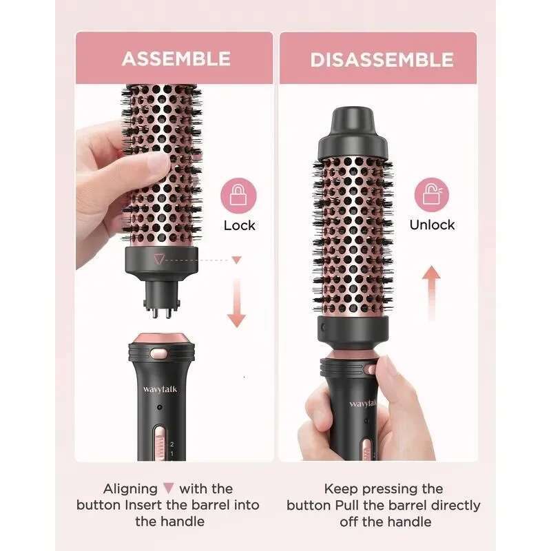 Wavytalk 5 in 1 Curg Wand Set With Thermal Brush