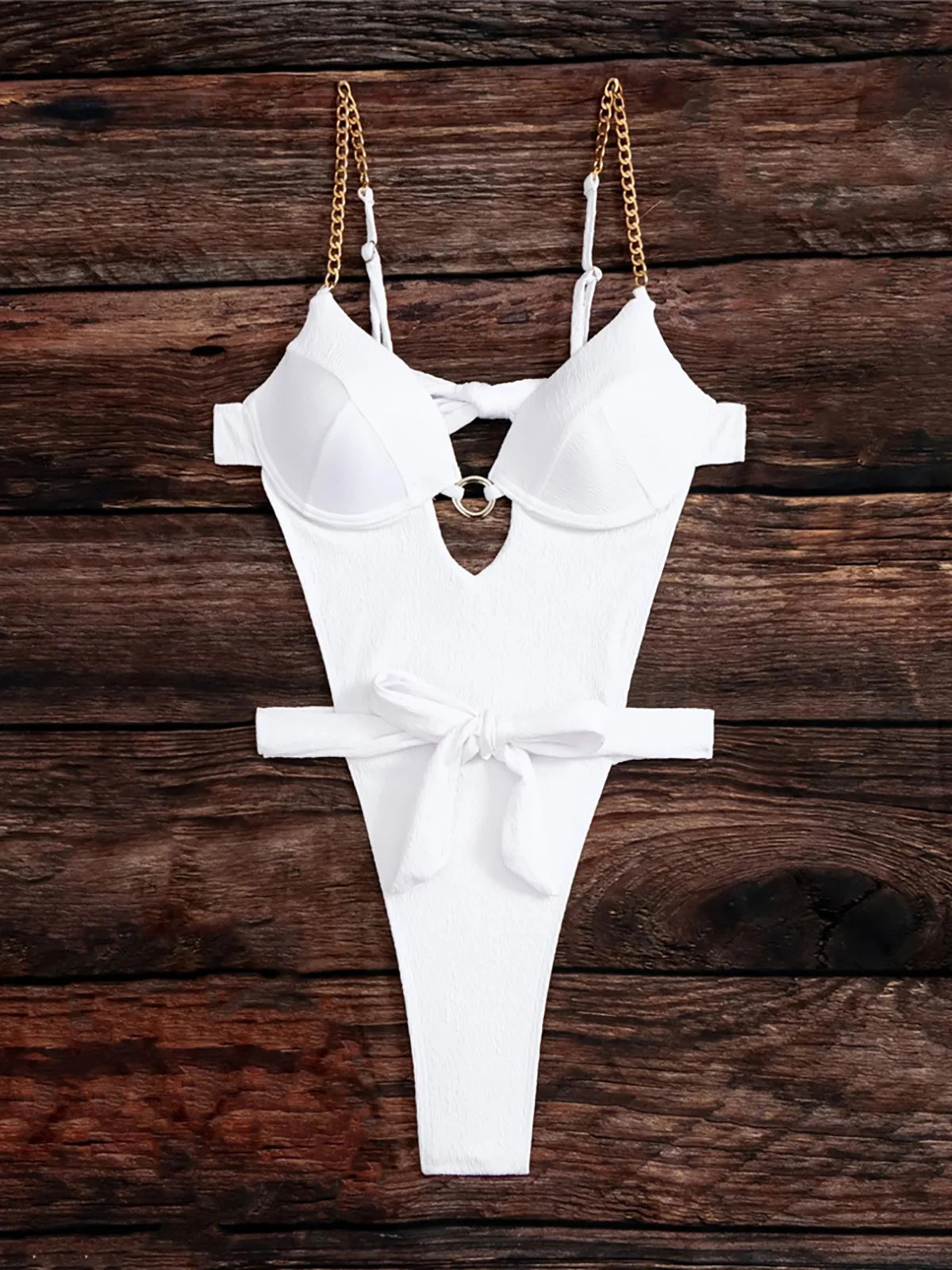 S XL Extreme Mini Micro Thong Underwired High Leg Cut One Piece Swimsuit Women Swimwear Female Bather Bathing Suit Swim K5184 250106