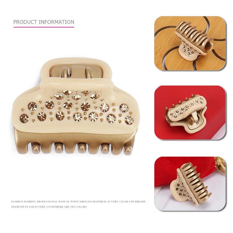 A Paris French Hair Claw Clip for Women Girls Fine Acetate Hair Accessory Ornament Jewelry for Office Career 250106